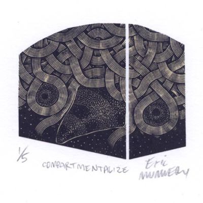 SECOND Prize, Eric Mummery, Canada, Compartmentalize, 2021, Wood engraving