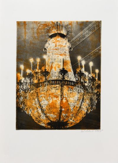 Nancy Willis, Multifaceted/Burnt Orange, Photopolymer Etching
