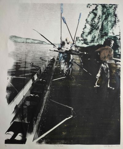 On The Dock by Anita L Kiewra
