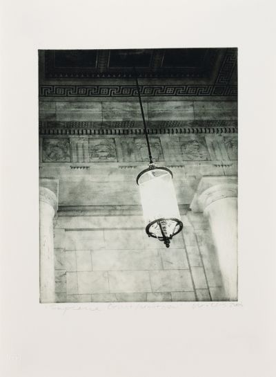 Nancy Willis, Supreme Court/Night Green, Photopolymer Etching