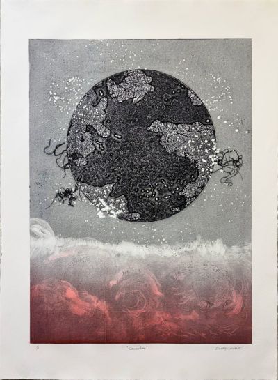 Honorable Mention Dorothy Cochran, Connection, 2025. Monoprint